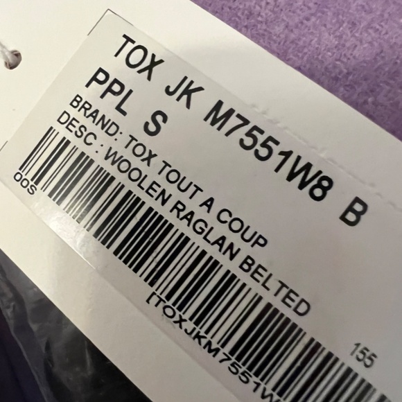 Tout a Coup woolen raglan belted - Picture 5 of 8